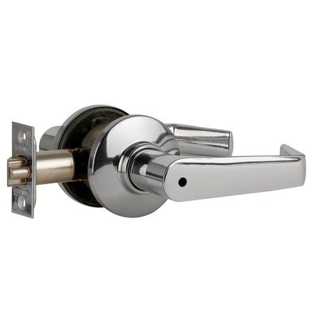 Schlage Grade 2 Tubular Lock, Privacy Function, Non-Keyed, Saturn Lever, Bright Chrome Finish, Non-Handed S40D SAT 625